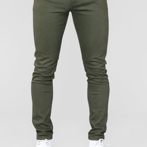 FashionNova Men's Olive 'Mac Chino' Pants